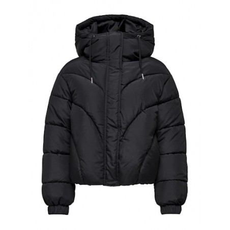 JDY New Destiny Kort Puffer Jakke - Sort