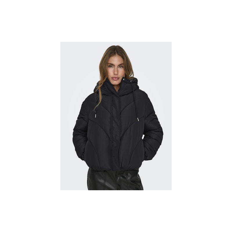 JDY New Destiny Kort Puffer Jakke - Sort