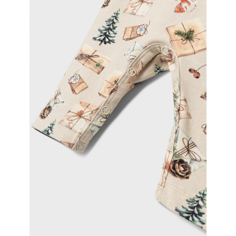 NAME IT Baby Roccos Natdragt - Peyote Melange