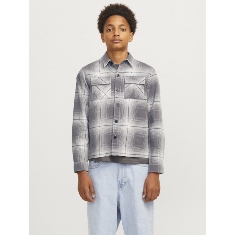 JACK & JONES Junior Charlie Ternet Overskjorte - Asphalt