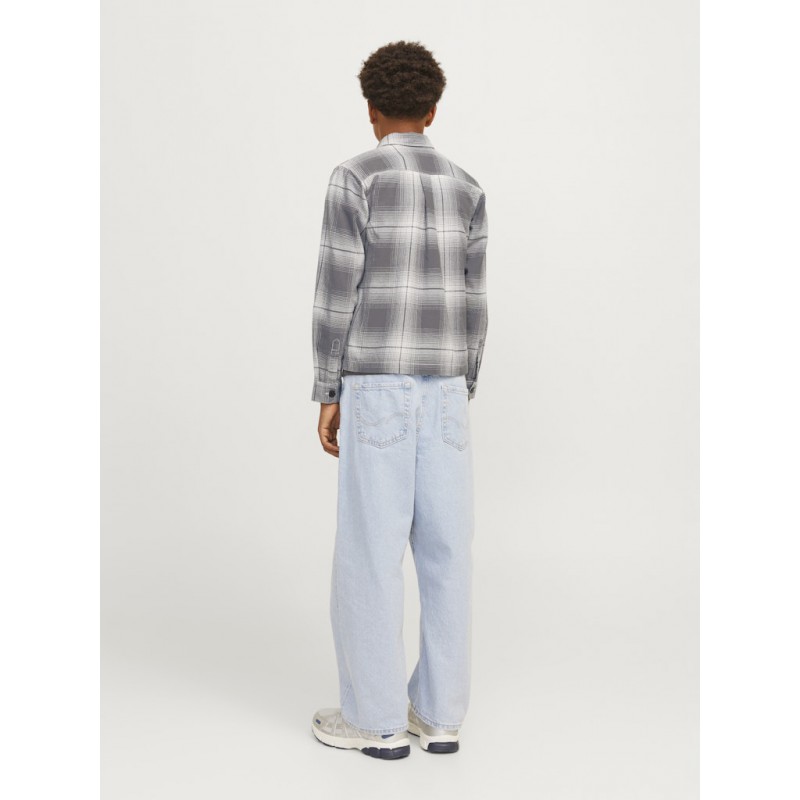 JACK & JONES Junior Charlie Ternet Overskjorte - Asphalt