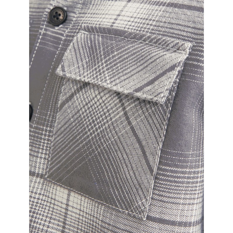 JACK & JONES Junior Charlie Ternet Overskjorte - Asphalt