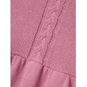 NAME IT Baby Solille L/S Strik Kjole - Mauve Orchid