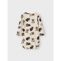 NAME IT Baby Ransmus L/S Bodystocking - Peyote Melange