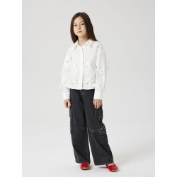 NAME IT Kids Bella Brede Jeans - Black Denim