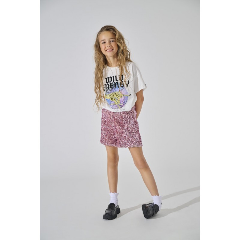KIDS ONLY Confidence Paillet Shorts - Mauve Shadows