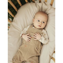 NAME IT Baby Ollie Overalls - Weathered Teak