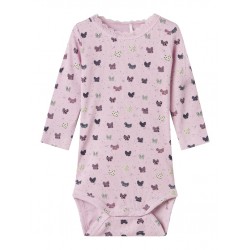 NAME IT Baby Sløjfe L/S Bodystocking - Corsage