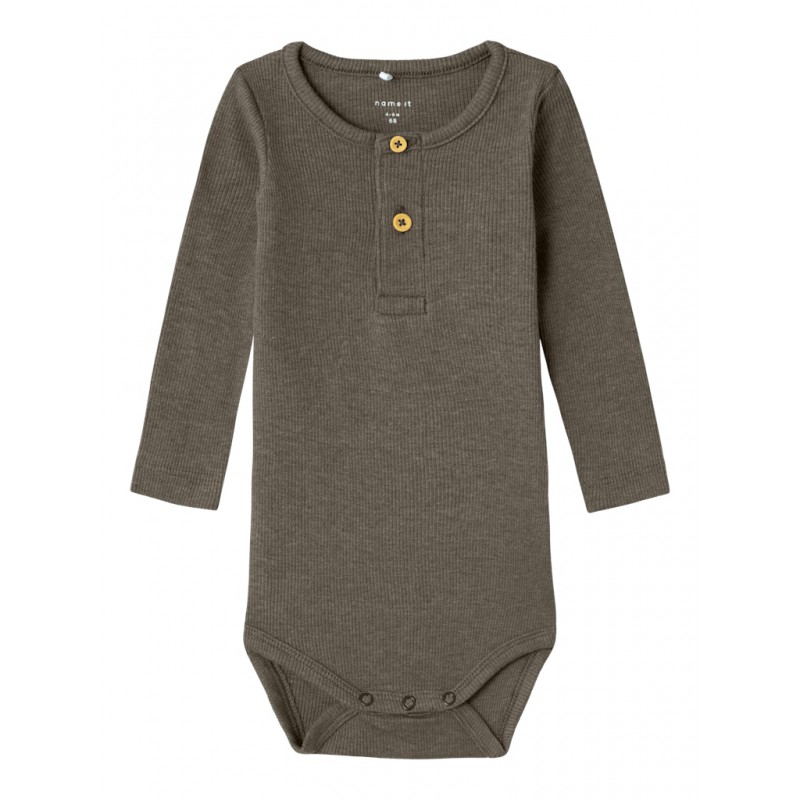 NAME IT Baby Kab L/S Bodystocking - Bungee Cord