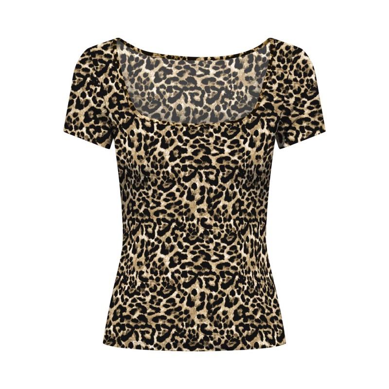 JDY Mathilda S/S Top Leo Jrs Exp - Sort