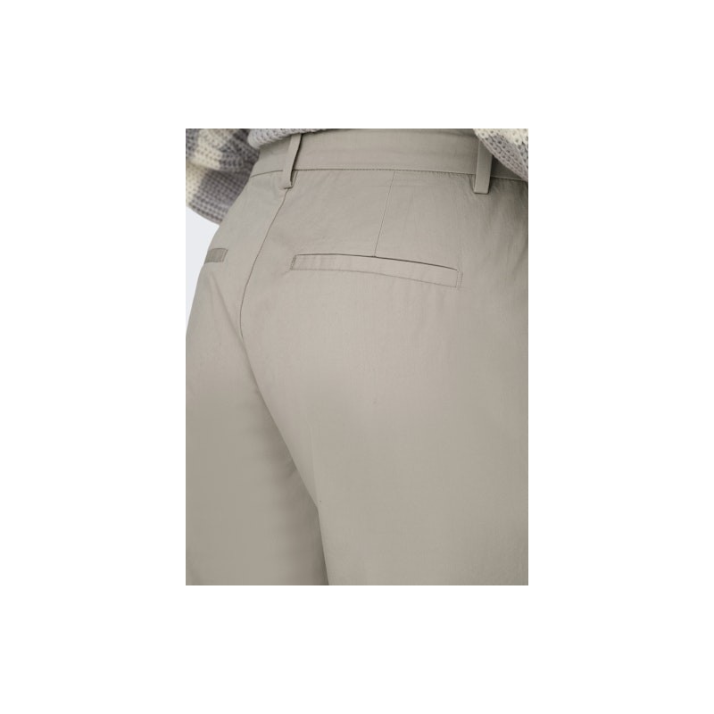 ONLY Carrie MW Brede Pleat Chino Bukser - Chateau Gray