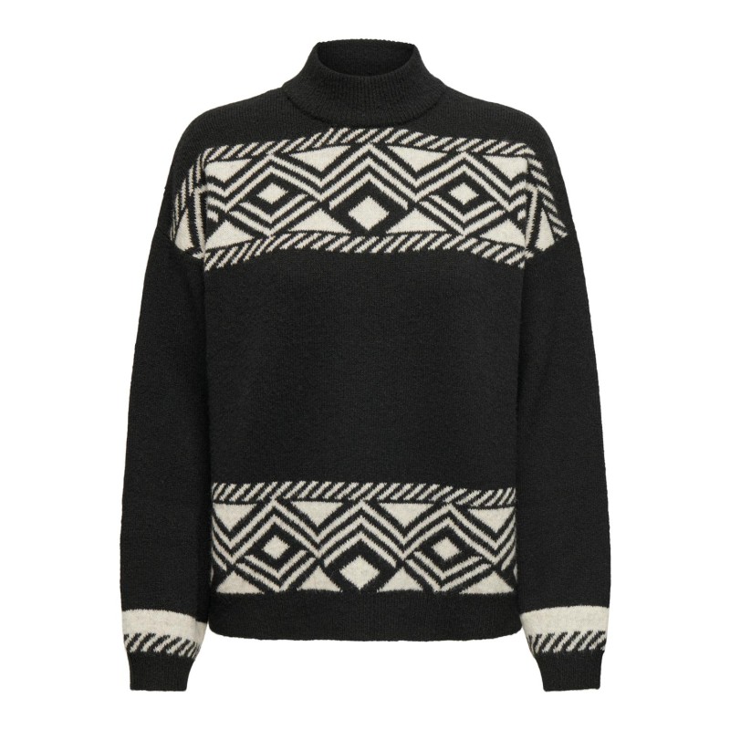 ONLY Victoria Langærmet Pullover Knt - Sort