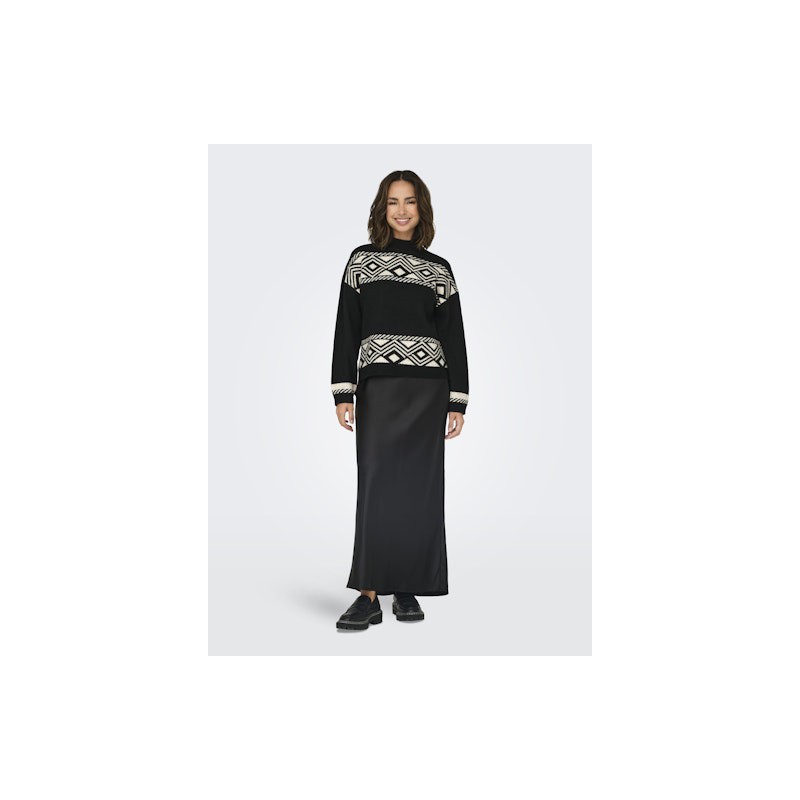 ONLY Victoria Langærmet Pullover Knit - Sort