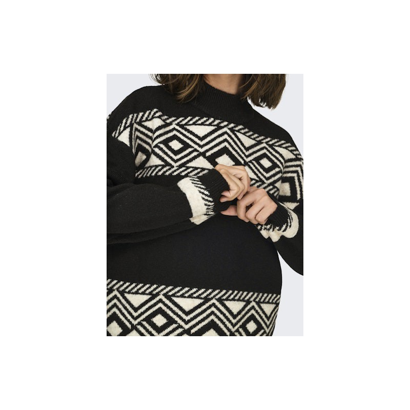 ONLY Victoria Langærmet Pullover Knit - Sort