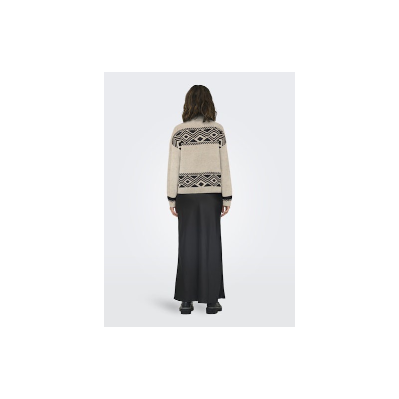 ONLY Victoria Langærmet Pullover Knit - Pumice Stone
