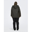 ONLY CARMAKOMA Mountain Hood Washed Jakke Otw - Peat/Chocolate