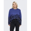 ONLY CARMAKOMA Anni Langærmet Strik - Sodalite Blue