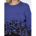 ONLY CARMAKOMA Anni Langærmet Strik - Sodalite Blue