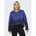 ONLY CARMAKOMA Anni Langærmet Strik - Sodalite Blue
