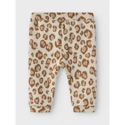 NAME IT Baby Leopard Bukser - Summer Sand