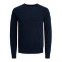 JACK & JONES Emil crew neck pullover - Navy Blazer