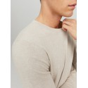 JACK & JONES Emil Let Strik - Oatmeal