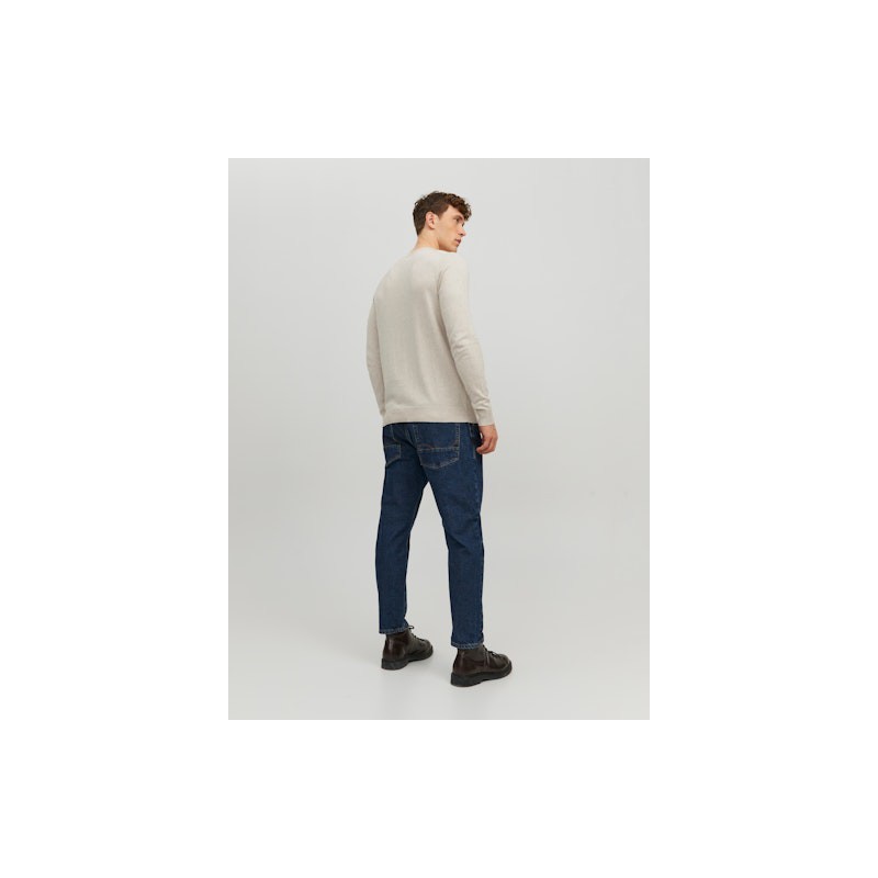 JACK & JONES Emil crew neck pullover - Oatmeal