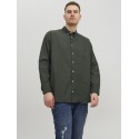 JACK & JONES Plus Size Oxford Langærmet Skjorte - Forest Night