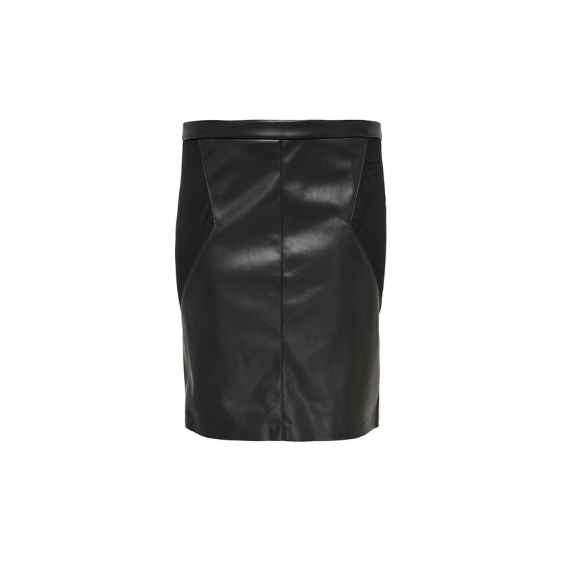 ONLY CARMAKOMA Bea Faux Læder Blyant Nederde