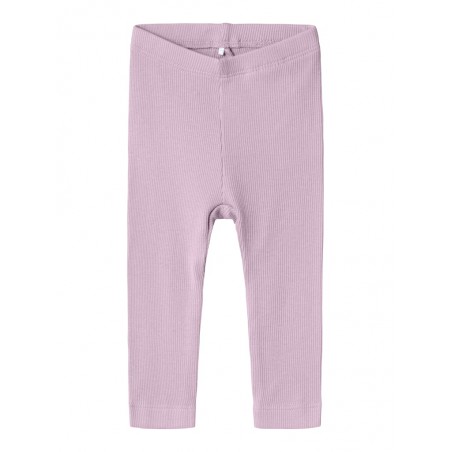 NAME IT Rib Leggings - Winsome Orchid