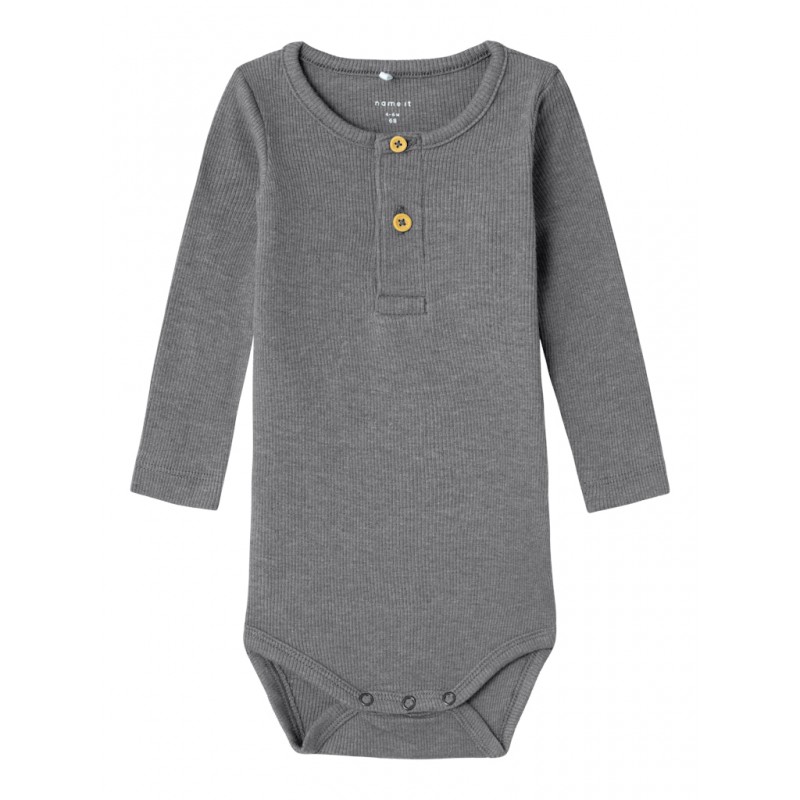 NAME IT Baby Kab L/S Bodystocking - Mockingbird