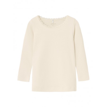 NAME IT Mini L/S Kab Bluse - Summer Sand