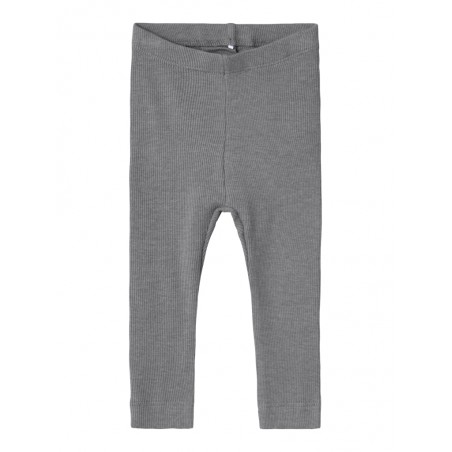 NAME IT Baby Rib Leggings - Mockingbird