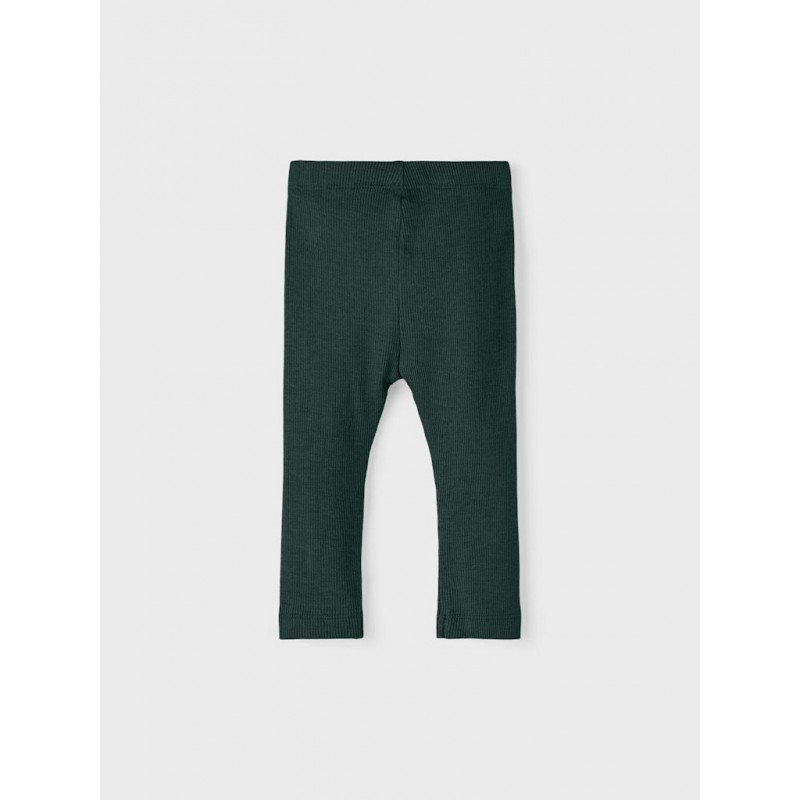 NAME IT Mini Rib Leggings - Pine Grove