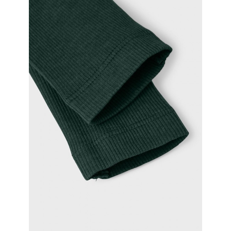 NAME IT Mini Rib Leggings - Pine Grove