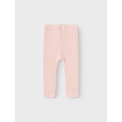 NAME IT Baby Rib Leggings - Sepia Rose