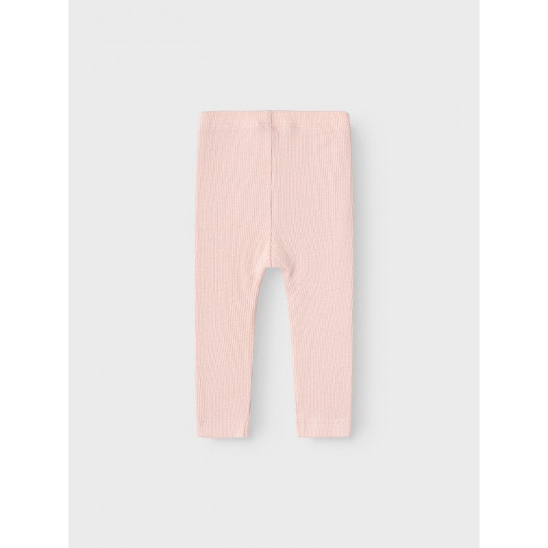 NAME IT Baby Rib Leggings - Sepia Rose