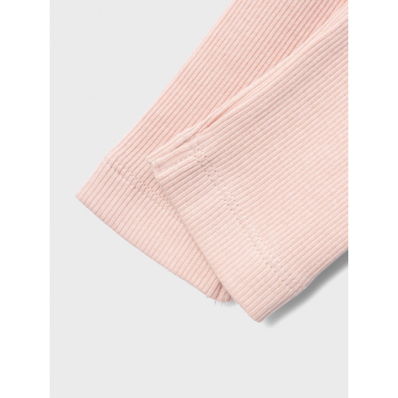 NAME IT Baby Rib Leggings - Sepia Rose