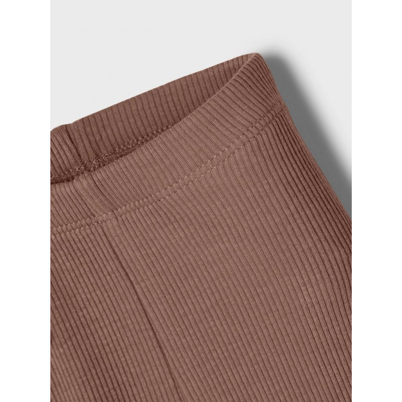 NAME IT Baby Rib Leggings - Cognac Melange