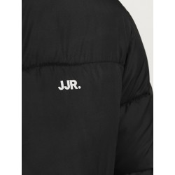 JJ Rebel Logo Lang Puffer Jakke - Sort