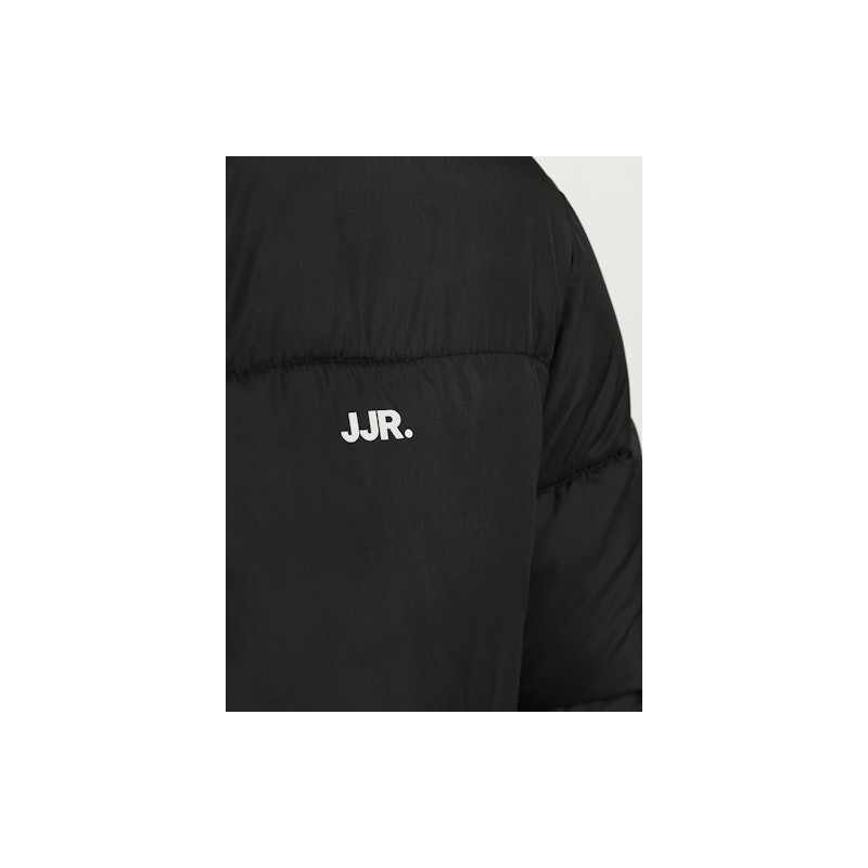 JJ Rebel Logo Lang Puffer Jakke - Sort