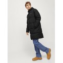 JJ Rebel Logo Lang Puffer Jakke - Sort