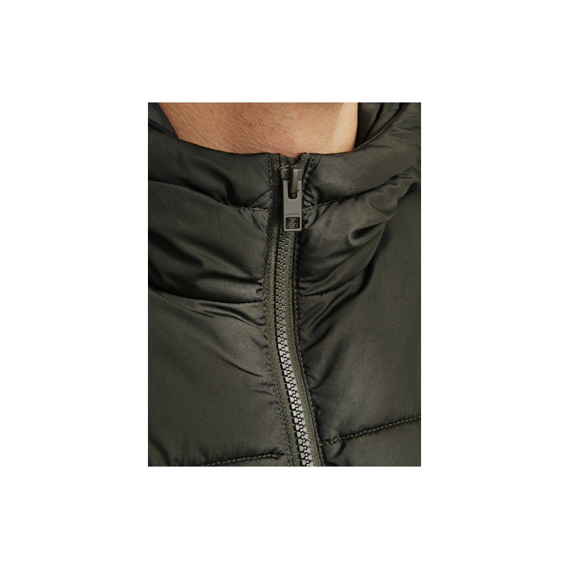 JJ Rebel Logo Lang Puffer Jakke - Rosin