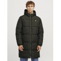 JJ Rebel Logo Lang Puffer Jakke - Rosin