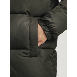 JJ Rebel Logo Lang Puffer Jakke - Rosin