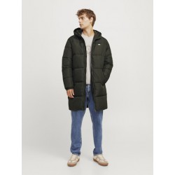 JJ Rebel Logo Lang Puffer Jakke - Rosin