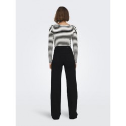 ONLY Madison Blush HW Brede Denim Bukser - Sort Denim "Forever"