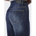 ONLY Madison Blush Højtaljede Brede Denim Tai081 - Dark Blue Denim