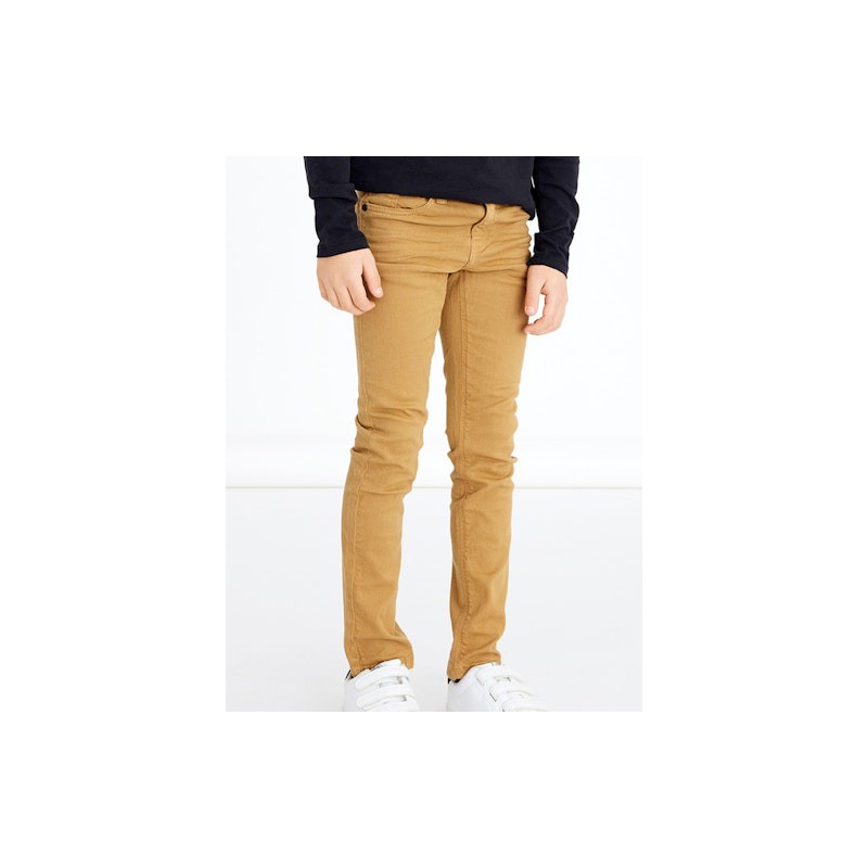Name it kids slim fit twill buks - Cumin