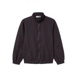 NAME IT Kids Serip Lynlås Cardigan - Obsidian